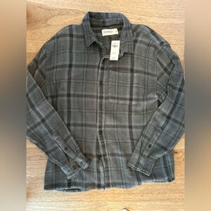 Abercrombie and fitch flannel, size large